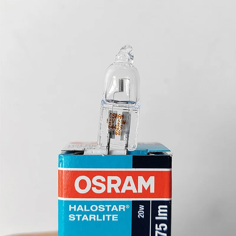 10 шт./галогенная лампа Osram 64425S 12V20W G4 вольфрамовая лампа для спектрофотометра с вертикальным проводом 