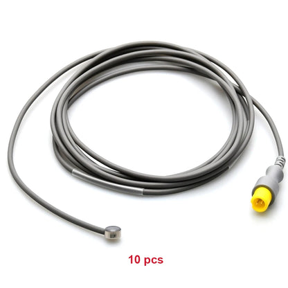 10pcs/lot 2Pin skin-surface temperature sensor probe compatible with Mindray, T5, T8 PM6800