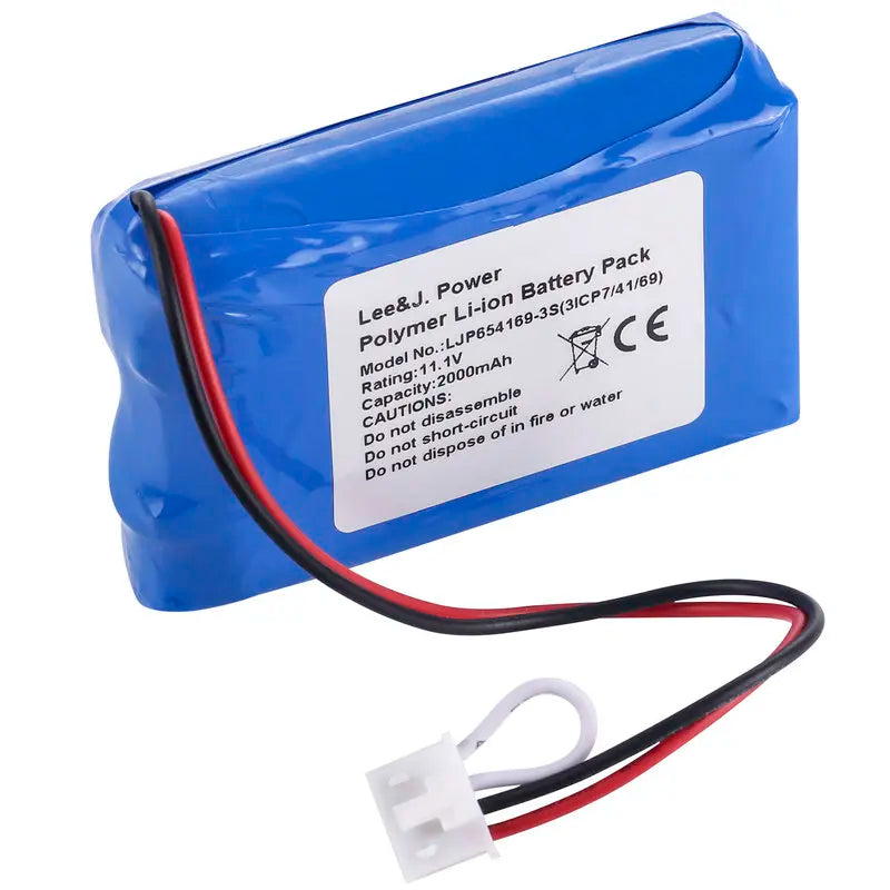 11.1V 2000MAH battery compatible with Fresenius infusion pump LJP654169-3S (3ICP74169) VP7 SP7 VP5