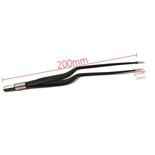 200mm Repetitive bipolar forceps IEC high-temperature bipolar coagulation forceps European standard bending gun