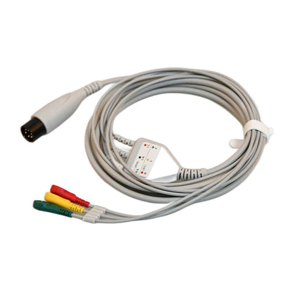 3-lead ECG cable  Compatible Mindray PM9000 8000 7000 MEC1000 MEC2000