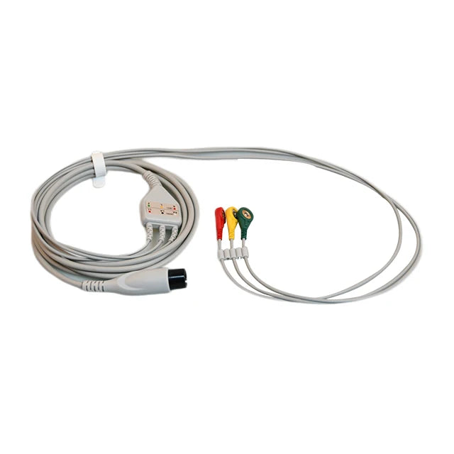 3-lead ECG cable  Compatible Mindray PM9000 8000 7000 MEC1000 MEC2000