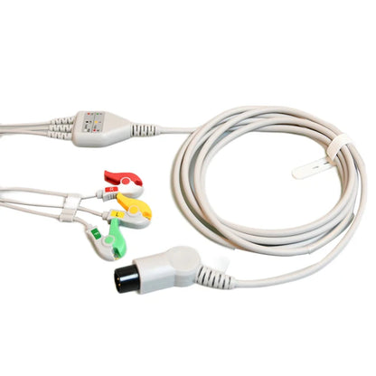 3-lead ECG cable for adult cardiac monitor accessories Compatible for any kinds of monitor