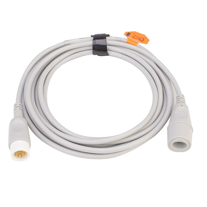 Compatible Comen ibp cable 12 pin to Argon BD Edward Medex Abbott Smith PVB Utah Ibp Transducer IBP adapter cable