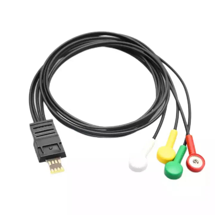 Compatible Schiller MT-101 24h dynamic box 4 lead Holter Ecg Cable