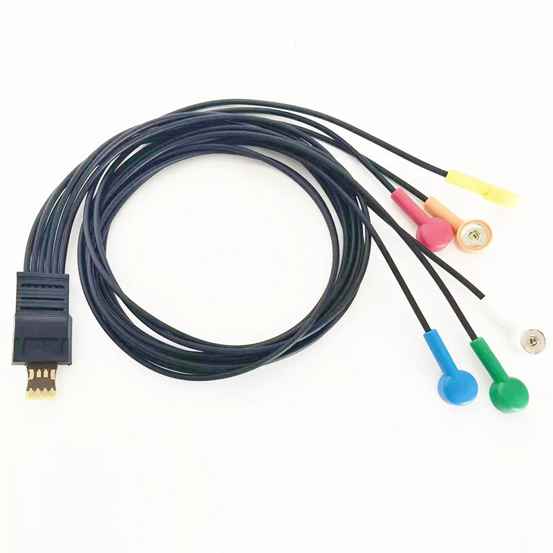 Compatible Schiller MT-101 24h dynamic box 6 lead Holter Ecg Cable