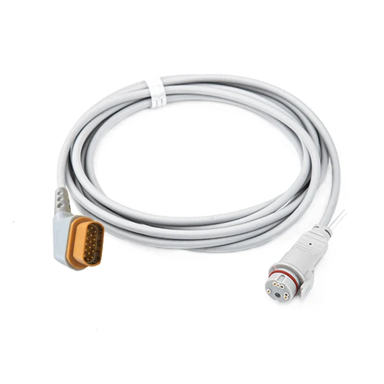 Compatible Siemens/Drager ibp cable 16 pin to BD,Edward,Medex,Abbott,Smith,PVB,Utah Ibp Transducer IBP adapter cable