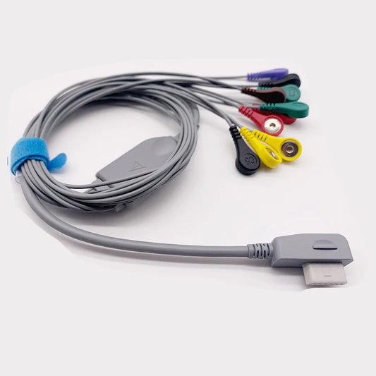 Compatible beneware CT-08 CT-083/CT-086S Holter ecg cable