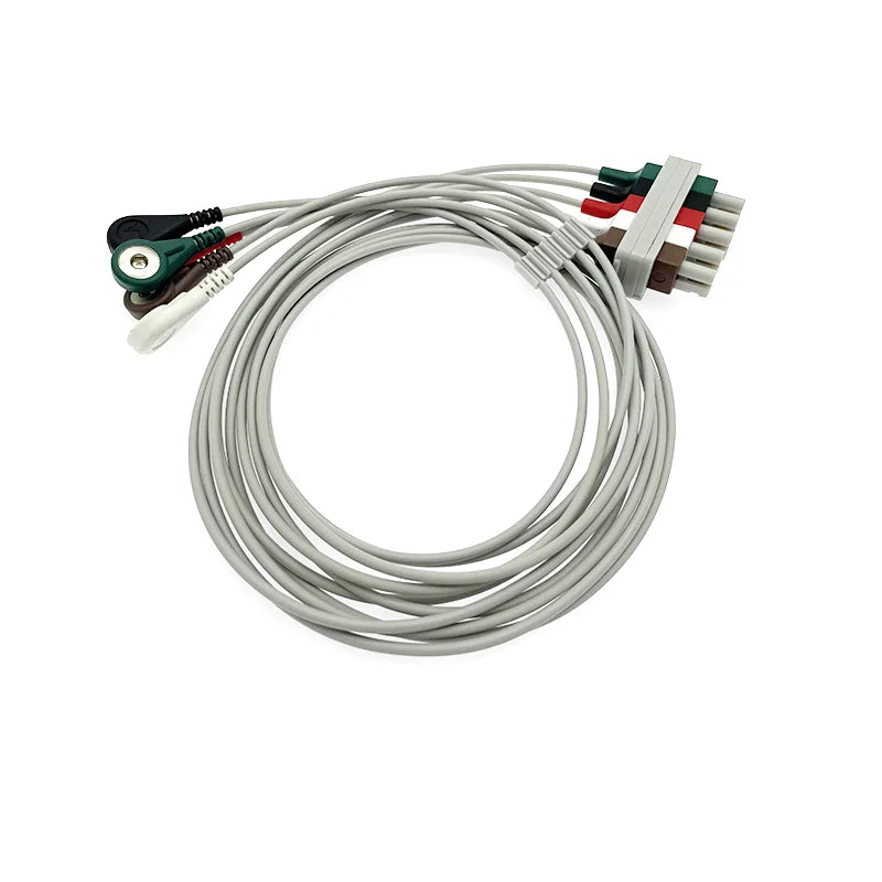 Compatible for Philips M3000A, M3001A, M1001A/B, M1002A/B, 78352C, 78354C, 12pin 5 leads ecg cable