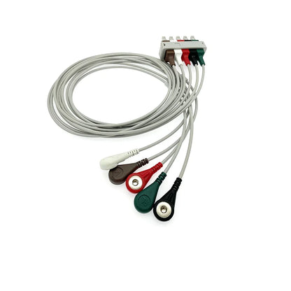 Compatible for Philips M3000A, M3001A, M1001A/B, M1002A/B, 78352C, 78354C, 12pin 5 leads ecg cable