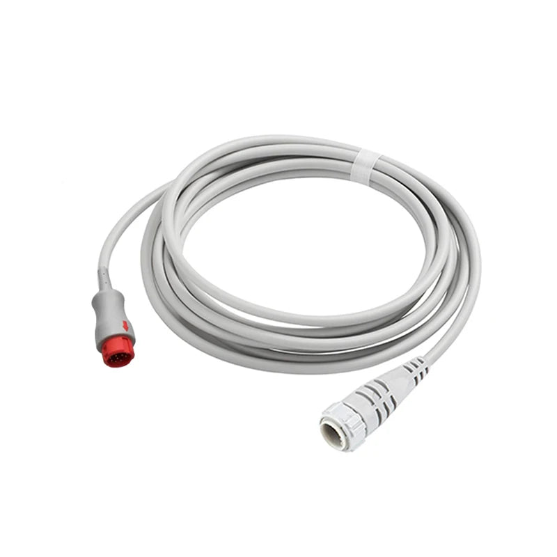 Compatible with 12pin Mindray Monitor IBP Cable and Argon menrit BD Edward Medex Abbott Smith PVB Utah Pressure Transducers