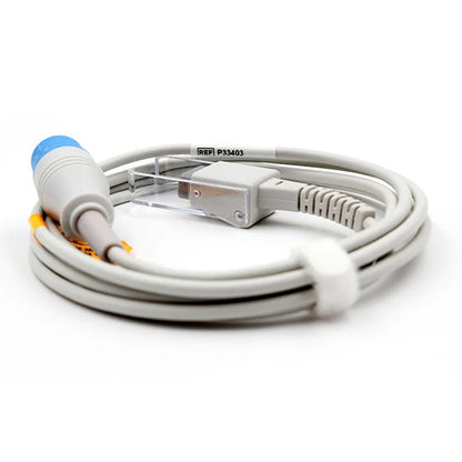 Compatible with Biolight A2 A3 A6 A8 Q3 Q4 Q5 Q6 monitor 9pin monitor SpO2 extension wire main cable to DB9 2.4M