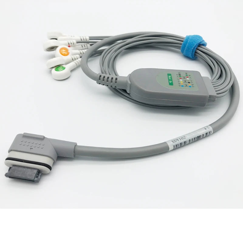 Compatible with Biomedical BI9800 / BI9000 Holter Ecg Cable,  7 leads