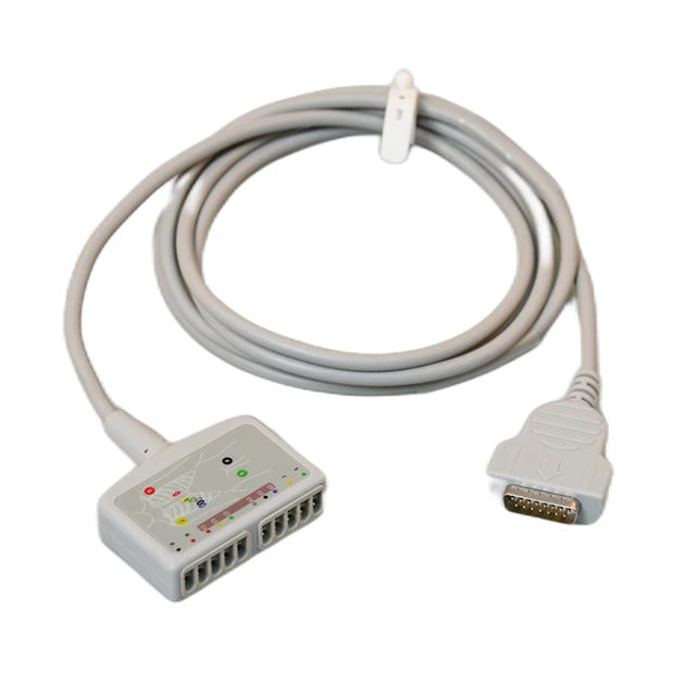 Compatible with GE mac500 800 1100 1200st1600 2000 ECG split cable