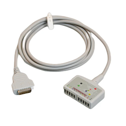 Compatible with GE mac500 800 1100 1200st1600 2000 ECG split cable