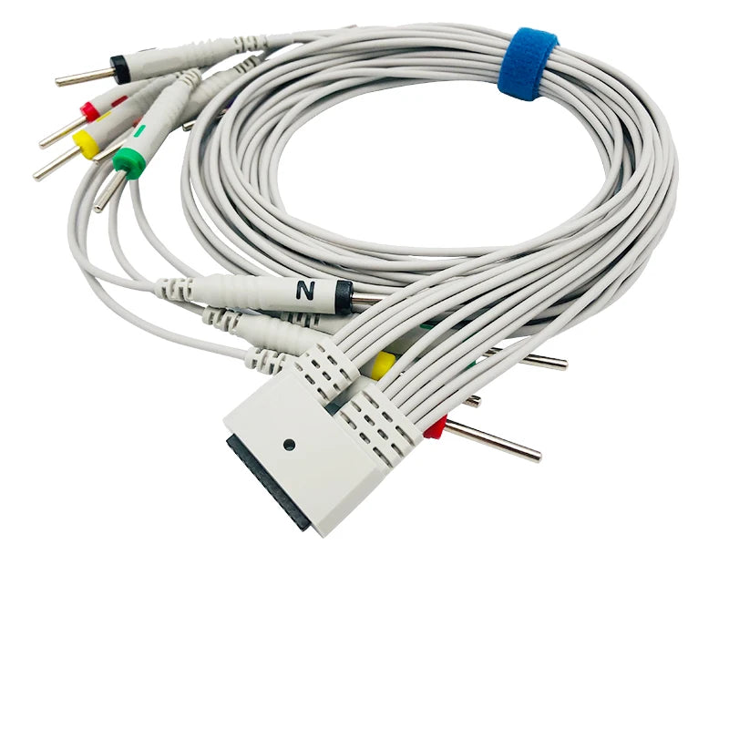 Compatible with Medex MECG-300 ecg 12 lead cable