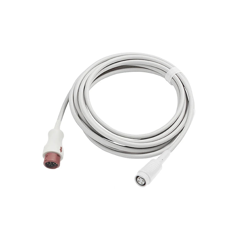 Compatible with Philips Mindray 12pin Monitor IBP Cable to Argon BD Edward Medex Abbott Smith PVB Utah Pressure Transducers