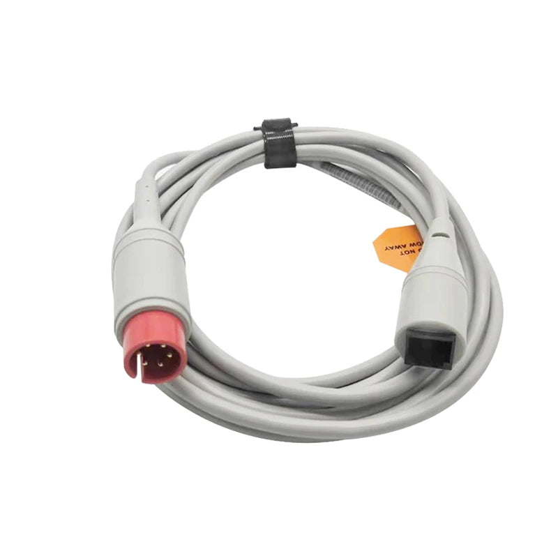 Compatible with Philips Mindray 6pin Monitor IBP Cable to Argon Braun BD Edward Medex Abbott Smith PVB Utah Pressure Transducers