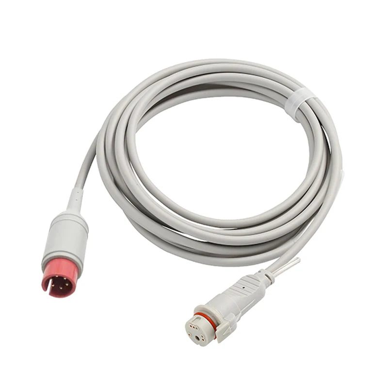 Compatible with Philips Mindray 6pin Monitor IBP Cable to Argon Braun BD Edward Medex Abbott Smith PVB Utah Pressure Transducers