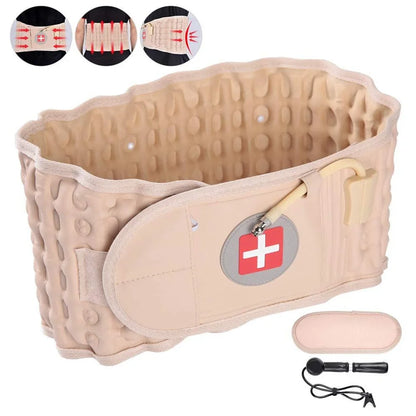 Dekompression Lordosenstütze Gürtel Taille Luft Traktion Klammer Spinal Zurück Relief Gürtel Rückenschmerzen Schmerzen Release Massager Männer Frauen 