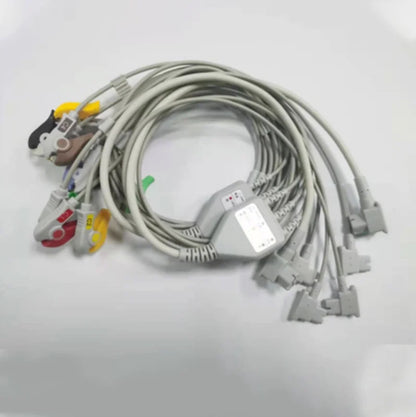 ECG Cable set compatible for Philips CT IEC TC30/TC50,CONTEC CMS8000 CMS7000