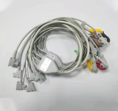 ECG Cable set compatible for Philips CT IEC TC30/TC50,CONTEC CMS8000 CMS7000