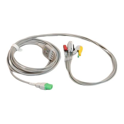 ECG / EKG cable Compatible for Mindray Datascope Passport V V12 V21 - 12 Pin 5 leads