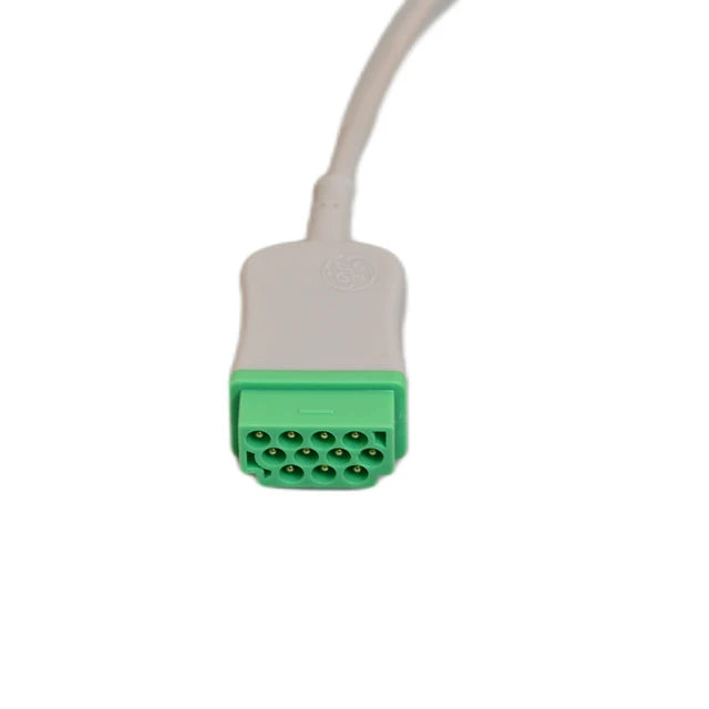 ECG / EKG cable Compatible with GE Dash 3000 4000 2000 B20 30 650 monitor - Trunk Cable - 11 Pin 5 leads