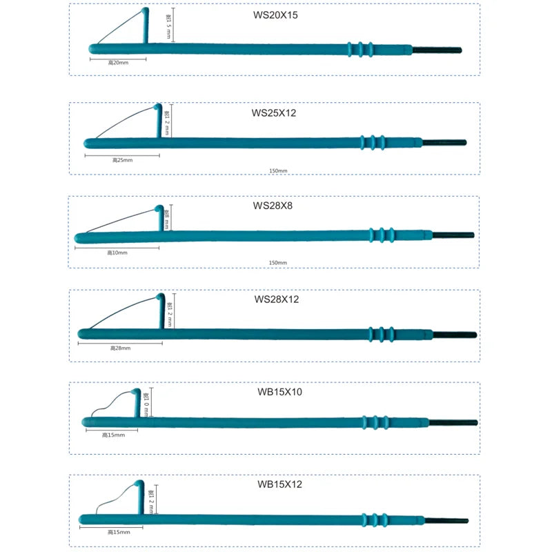 Elektrokoagulator-Ionen-Elektrokauter-Zubehör, chirurgischer Elektrodenkopf aus Wolframdraht 