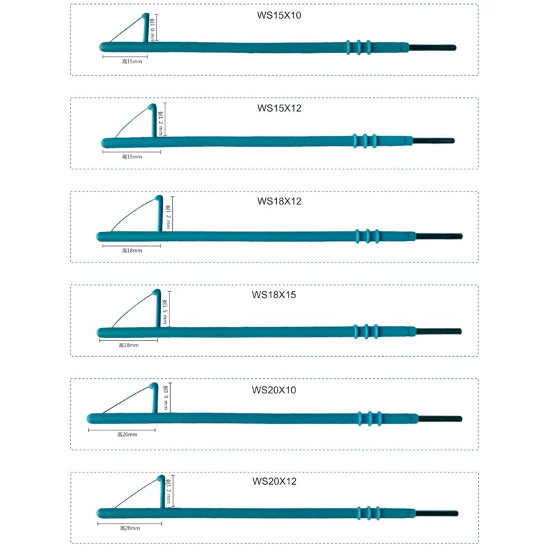 Elektrokoagulator-Ionen-Elektrokauter-Zubehör, chirurgischer Elektrodenkopf aus Wolframdraht 