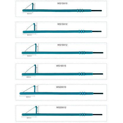 Elektrokoagulator-Ionen-Elektrokauter-Zubehör, chirurgischer Elektrodenkopf aus Wolframdraht 