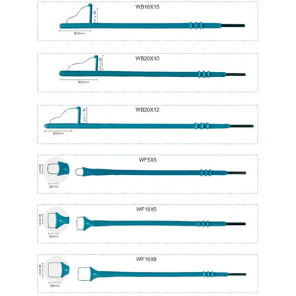 Elektrokoagulator-Ionen-Elektrokauter-Zubehör, chirurgischer Elektrodenkopf aus Wolframdraht 