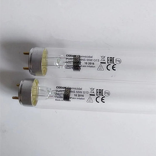 For 10pcs/lot Osram HNS 55W G13 ultraviolet disinfection lamp 55W air disinfection lamp HNS55W