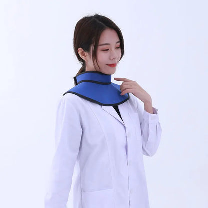 Light lead ultra soft large collar 0.5mmpb X radiation protection thyroid protection collar X-ray machine CT protection collar