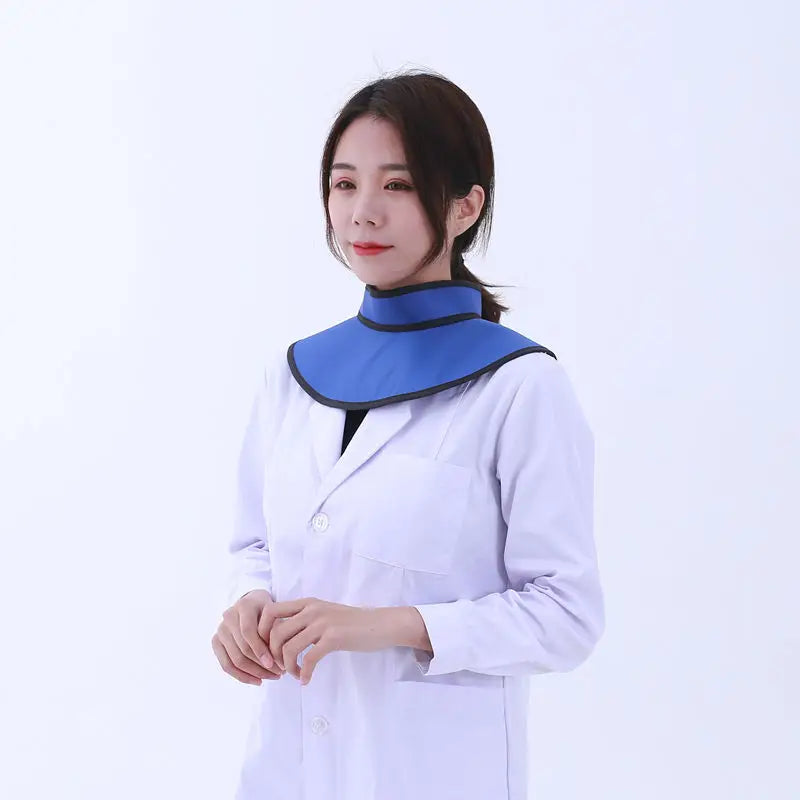 Light lead ultra soft large collar 0.5mmpb X radiation protection thyroid protection collar X-ray machine CT protection collar