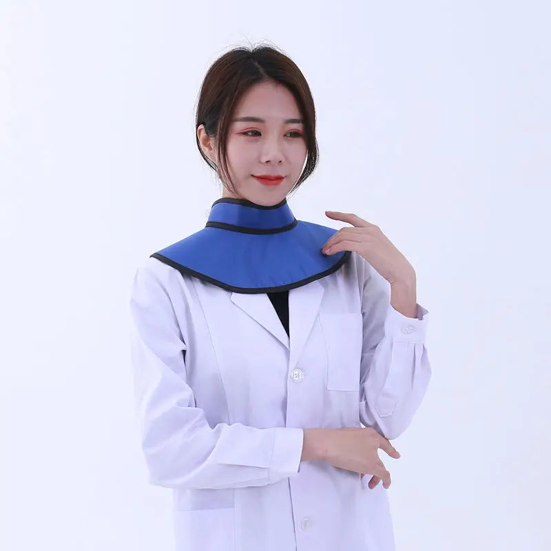 Light lead ultra soft large collar 0.5mmpb X radiation protection thyroid protection collar X-ray machine CT protection collar