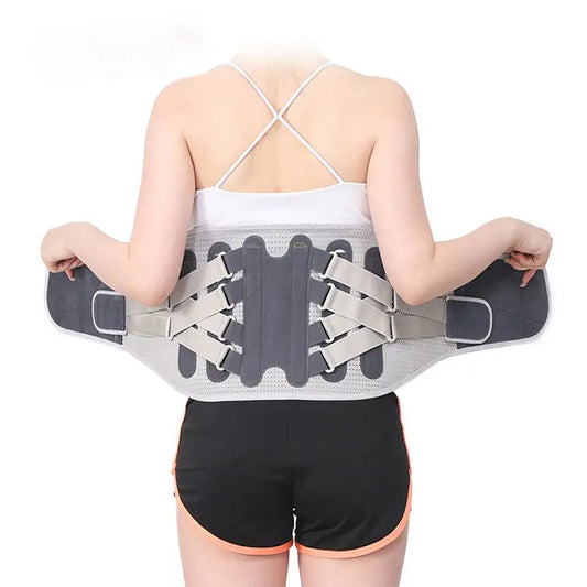 Medical Breathable Lumbar Support 6 Stays Anti-skid Waist Back Brace for Men Women