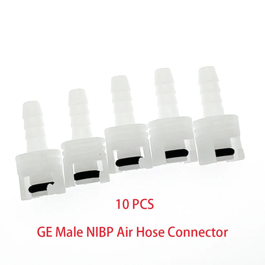 NIBP blood pressure cuff air hose connector compatible with GE Marquette / Datex-Ohmeda / Nihon Kohden / Welch Allyn