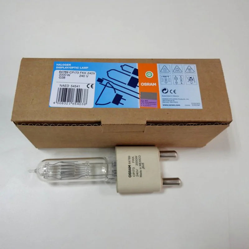 Osram 2000W Spotlight 64789 CP/73 Photography Bulb Video Lamp Dancing Table Lamp 240V2000W