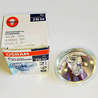 Osram 41860 SP инструментальная галогенная лампа 12 В 20 Вт 10 ° чашка лампы для микроскопа 