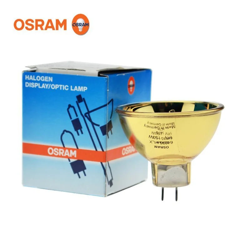 Osram HLX64635 15V150W halogen tungsten heating bulb infrared light therapeutic instrument GZ6.35 Dujin lamp cup bubble