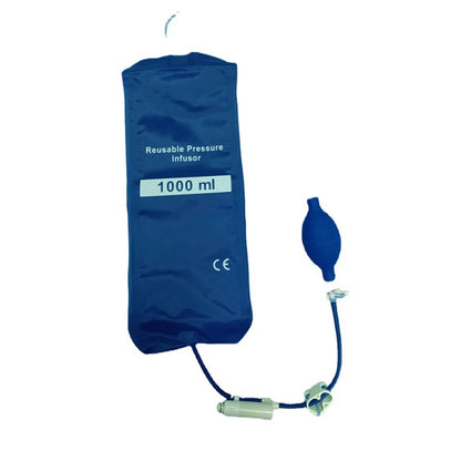 Reusable Medical Infusion bag Pressure bag 1000 ml with gauge