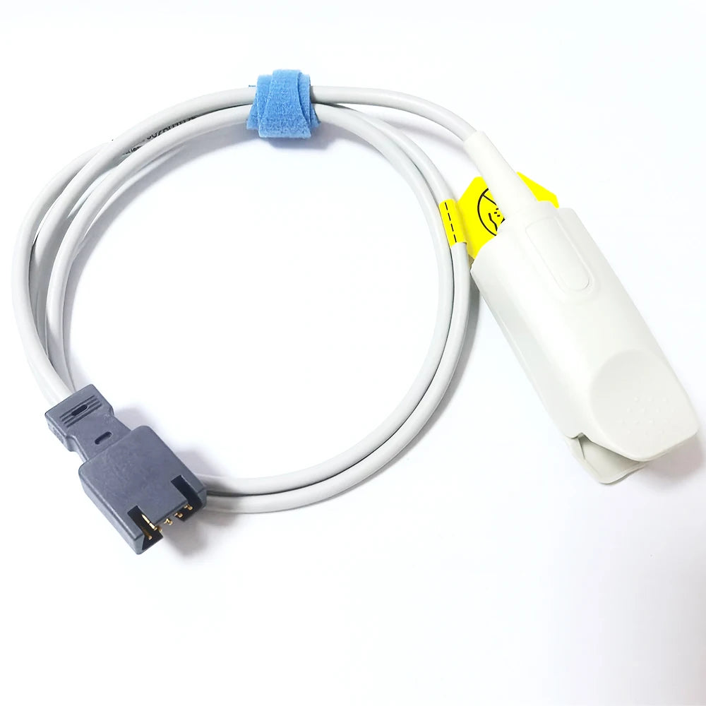 Reusable spo2 sensor Compatible for Masimo Rad-5 / 6 / 7 / 8 DB9 1m long of SpO2 sensor cable