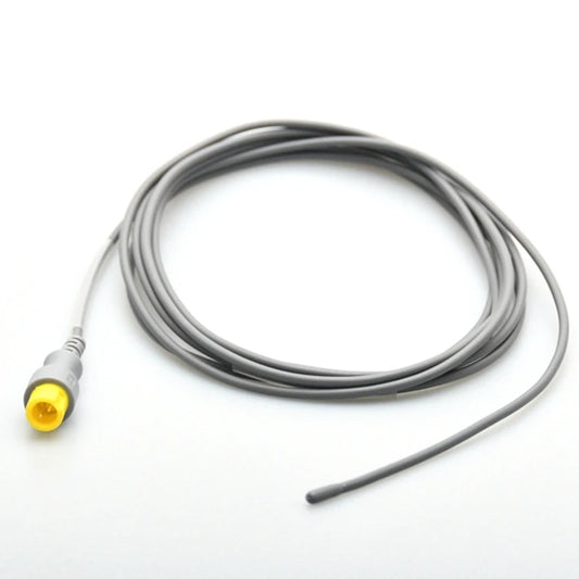 Reusable temperature probe Adult Rectal yellow 2 Pin Medical Temperature sensor compatible Mindray T5 T8