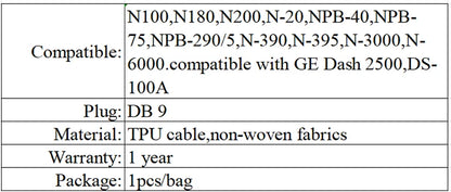 DB 9 Pin Spo2 Sensor Compatible with for Nellcor Oxi-max Non woven neonate/Adult Disposable Spo2 Sensor