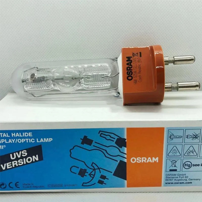 Osram HMI 575W/SEL UVS hot start metal halide bulb G22 video lamp