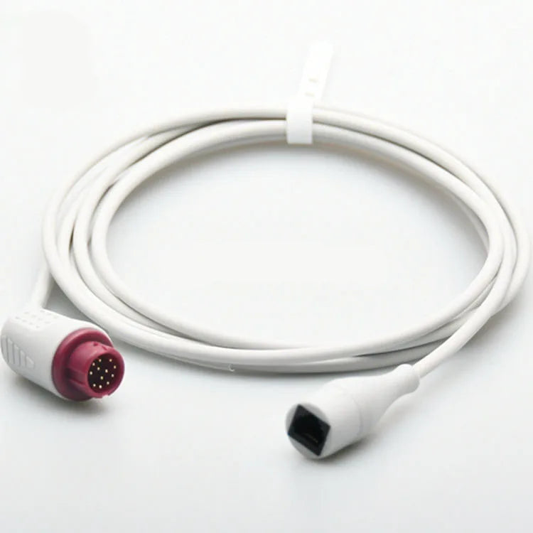 Compatible Mindray PM6000 T5 T8 ibp cable 12 pin to abbott Ibp Transducer IBP adapter cable