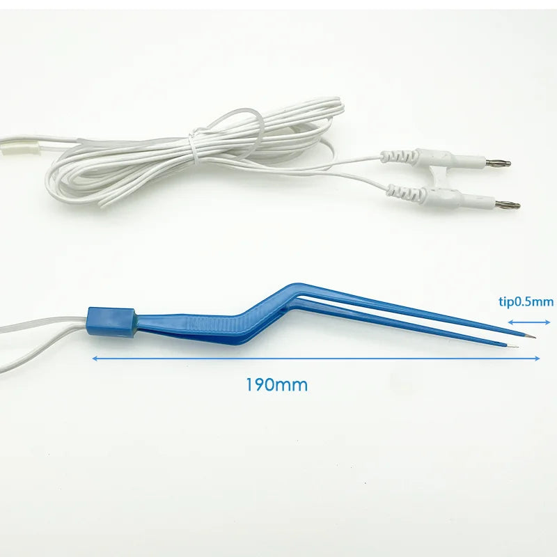 5 шт./одноразовые биполярные электрокоагуляционные щипцы с капающей водой 190 мм электрохирургические щипцы для электрокоагуляции ESU 