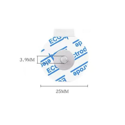 1000pcs Medical Adult and Children Disposable Dry Foam ecg electrodes with 3.9mm snap, 25mm