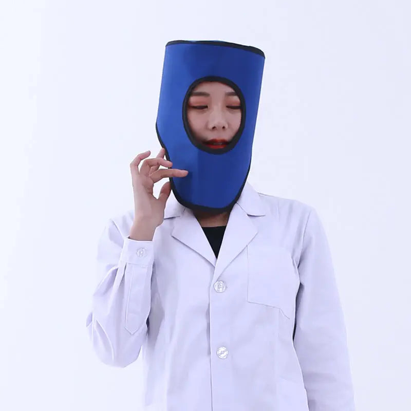 Soft Lead Head Protection 0.5mmpb Rubber Hat Anti-X-Ray Radiation Head and Thyroid Shield Lead Hat